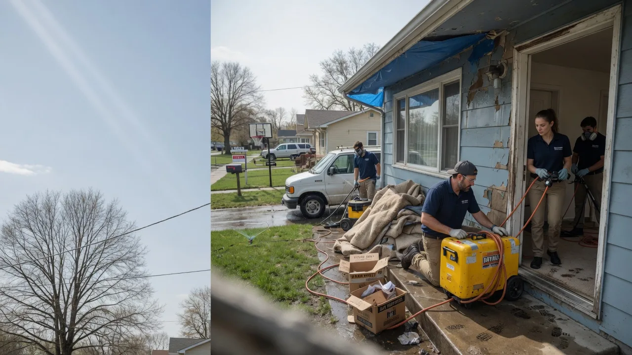 Basement Flood Cleanup in Edwall, WA near me